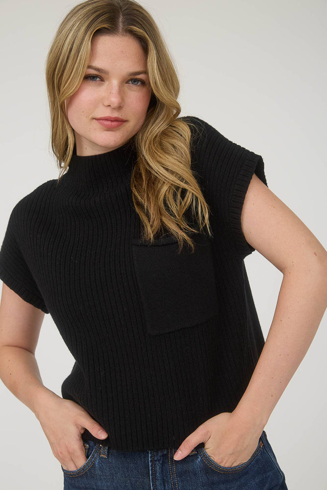 Central Park Knotted Pocket Top
