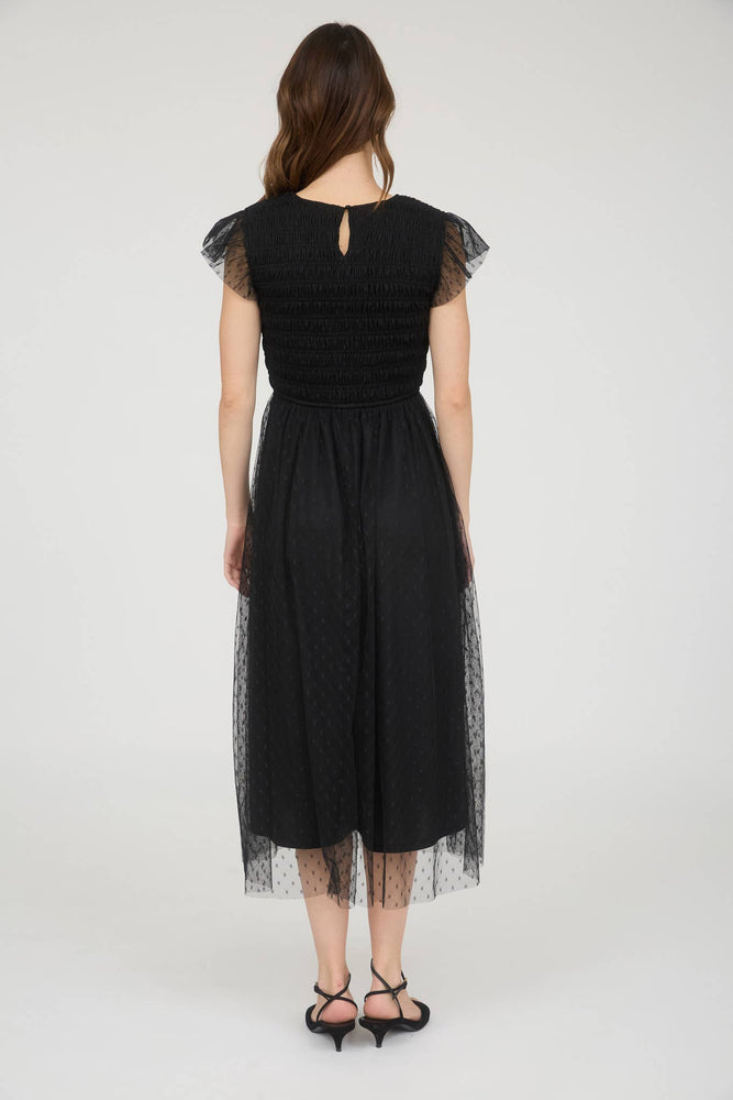 Clock Strikes Midnight Chiffon Dress