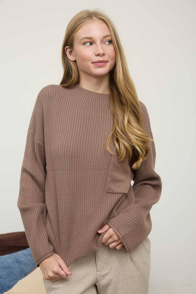 Central Park Long Sleeve Pocket Sweater