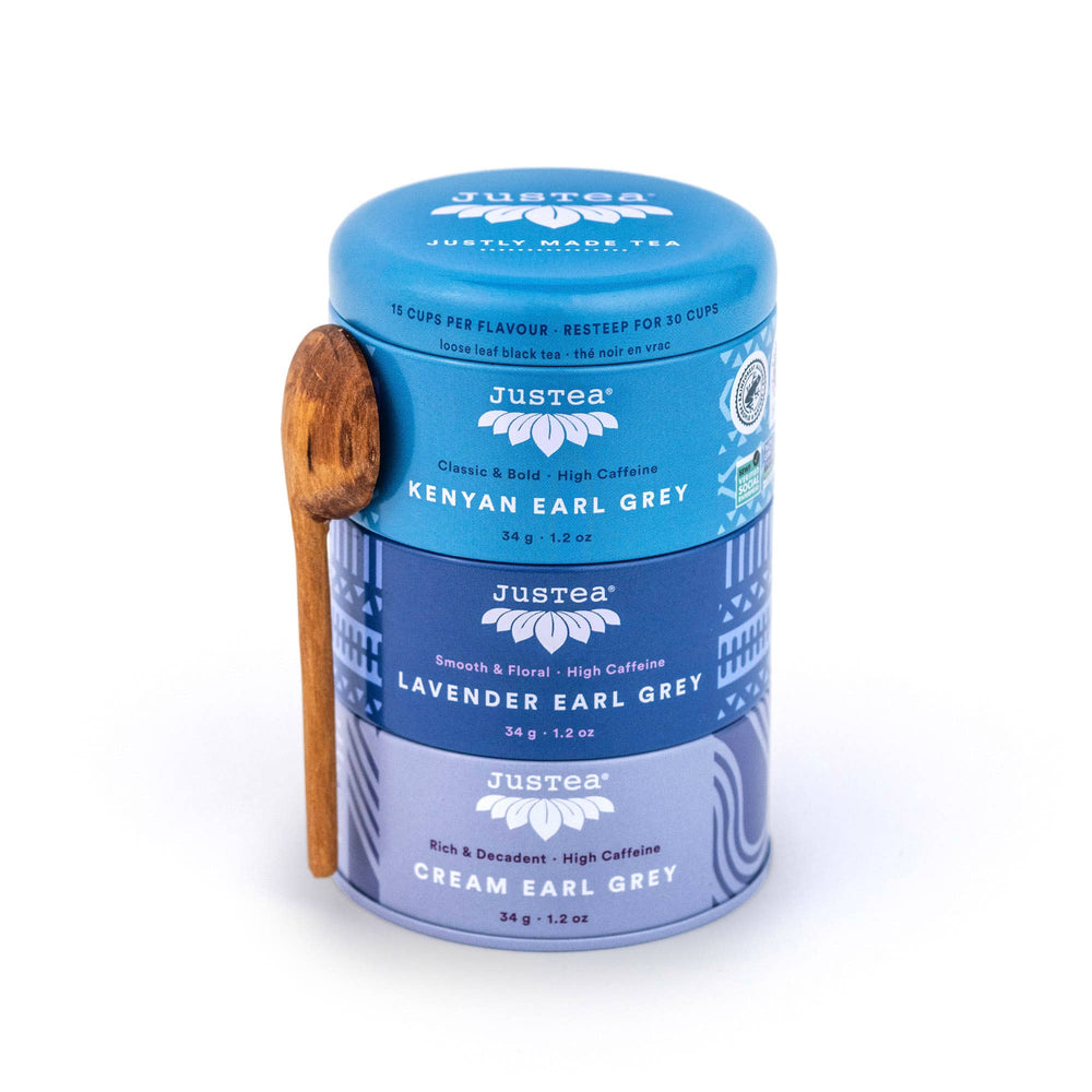 Earl Grey Tea Trio -Organic, Fair-Trade Tea Gift